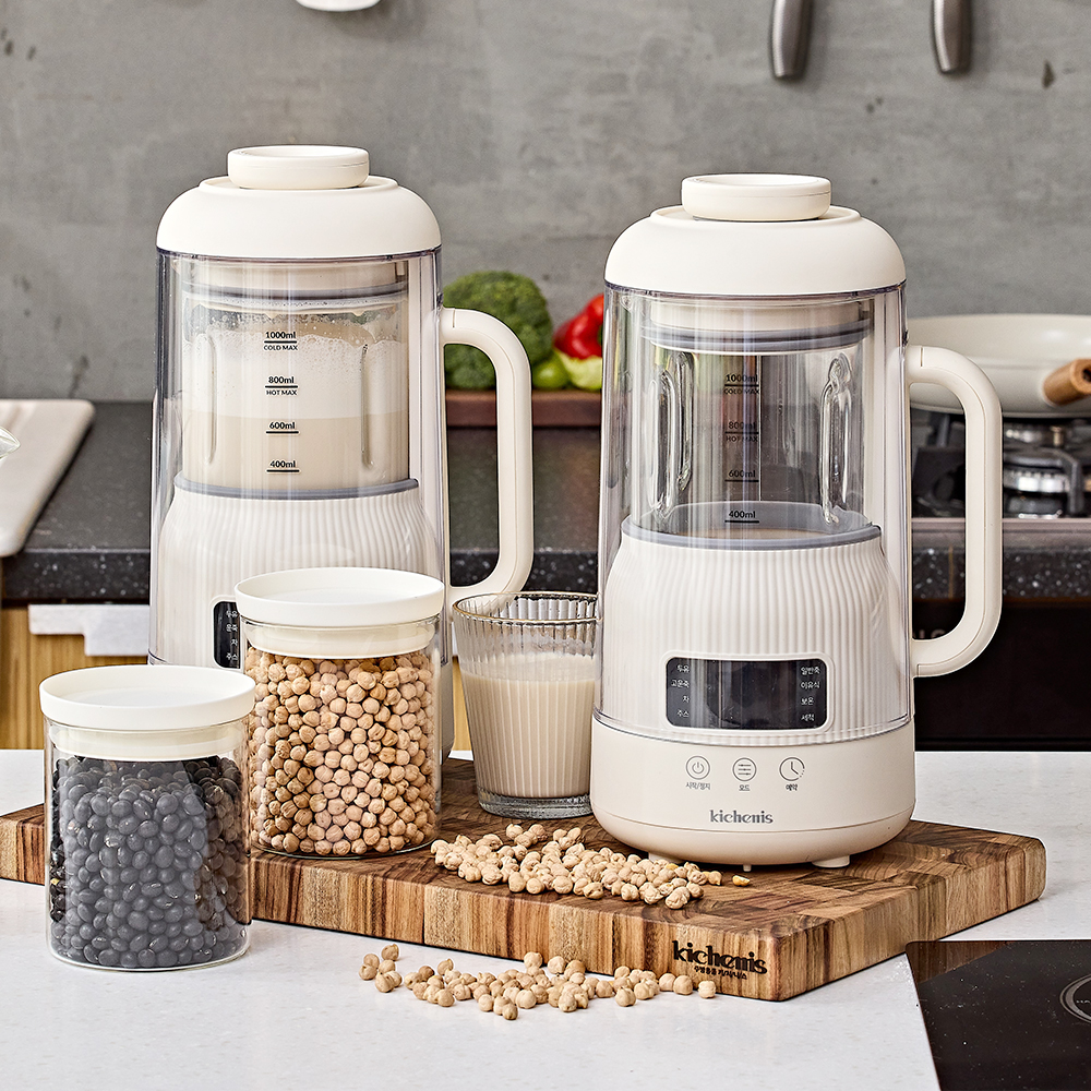 키치니스 두유제조기 콩물 가정용 이유식 죽 메이커 1000ml