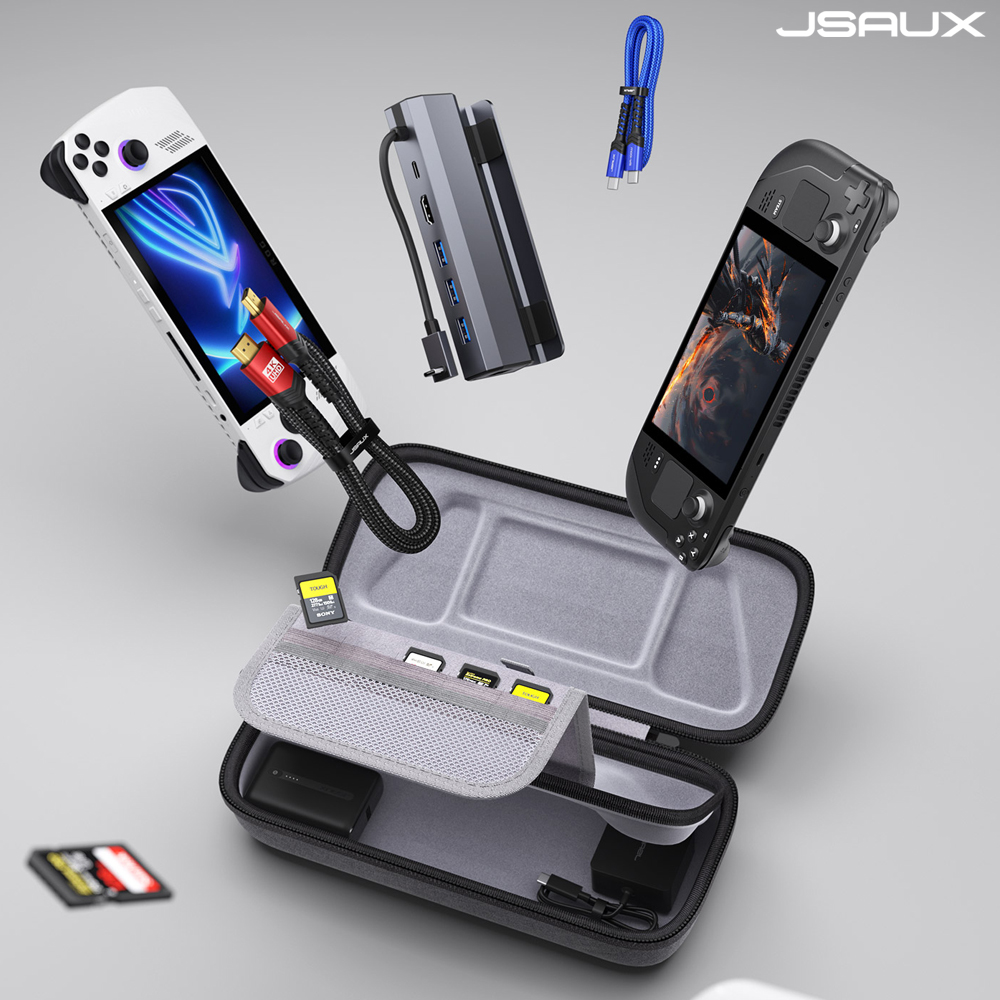 로그 엘라이 Rog Ally X 케이스 JSAUX 올인원 에어폼 파우치 3세대 - 상세 이미지 3