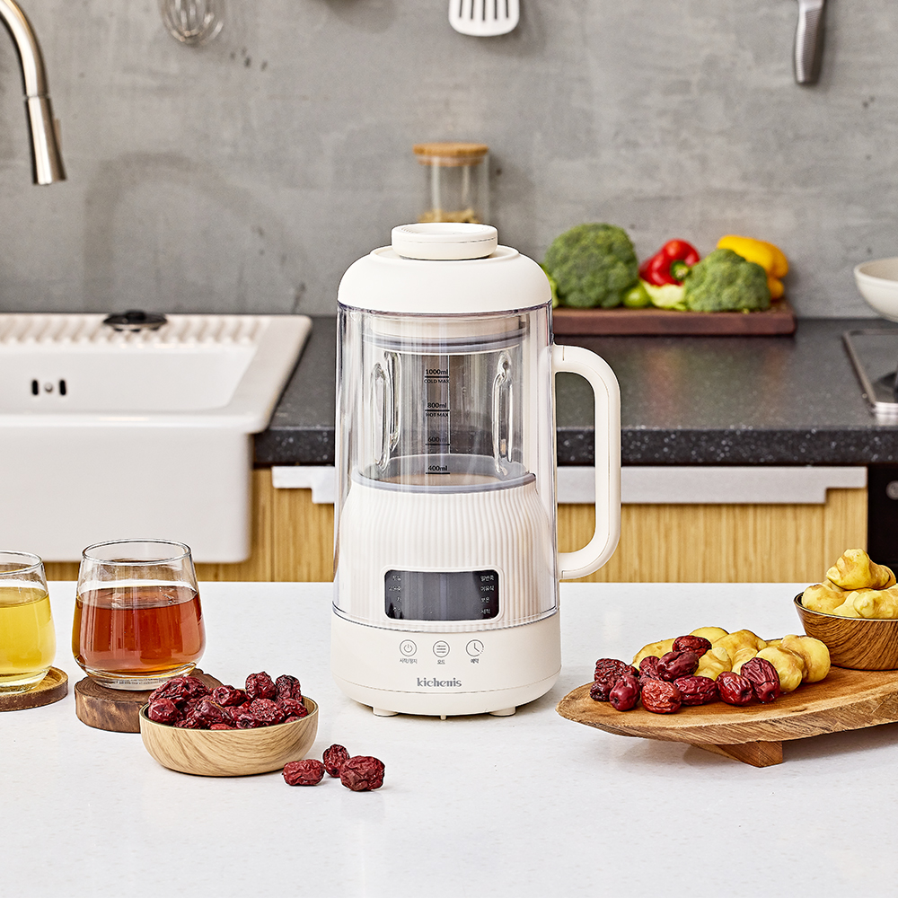 키치니스 두유제조기 콩물 가정용 이유식 죽 메이커 1000ml
