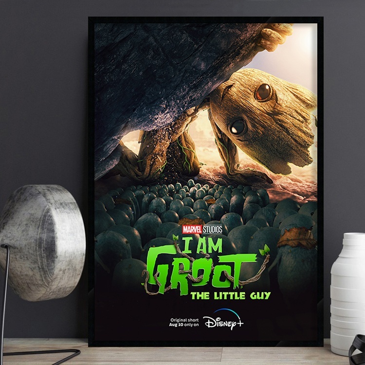 나는 그루트다 포스터 인테리어 액자 그림 - 상세 이미지 4