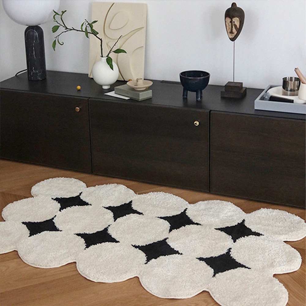 포유렐라 포유매트 모던 다이아몬드 포인트 러그(45x75) 자취방 원룸 집들이선물 - 상세 이미지 5