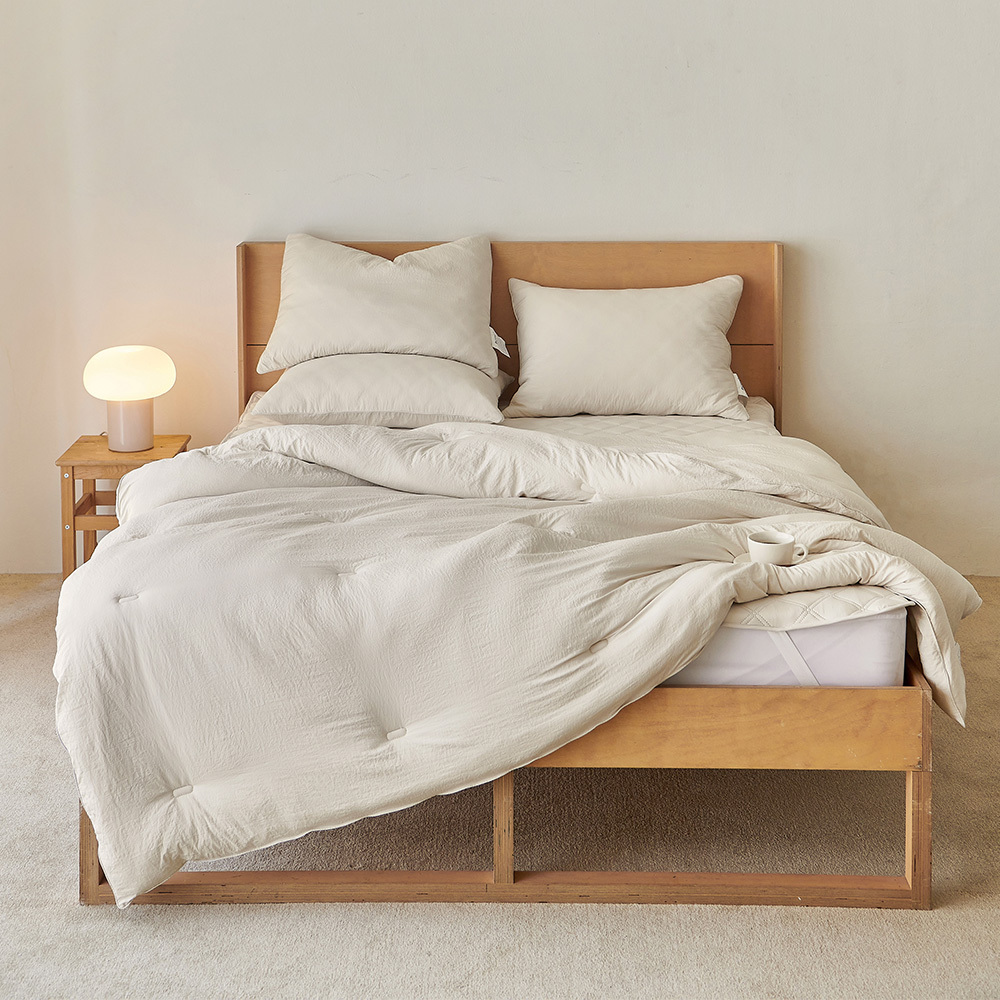 쁘리엘르 퓨어 저소음 알러지케어 사계절 겨울 차렵이불 SS