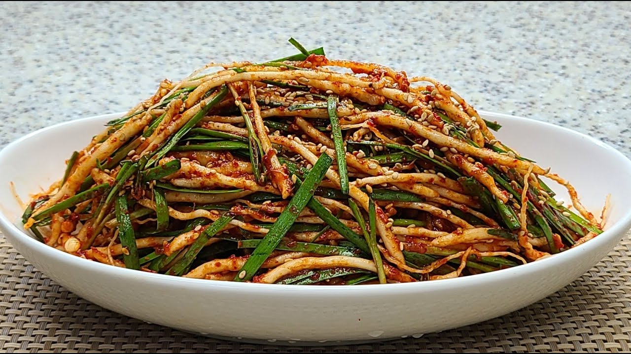 특A급 삼채 7kg 벌크 신선 부추 뿌리 생 삼체 뿌리부추 효능 무침 산나물 맛집 반찬 - 상세 이미지 3