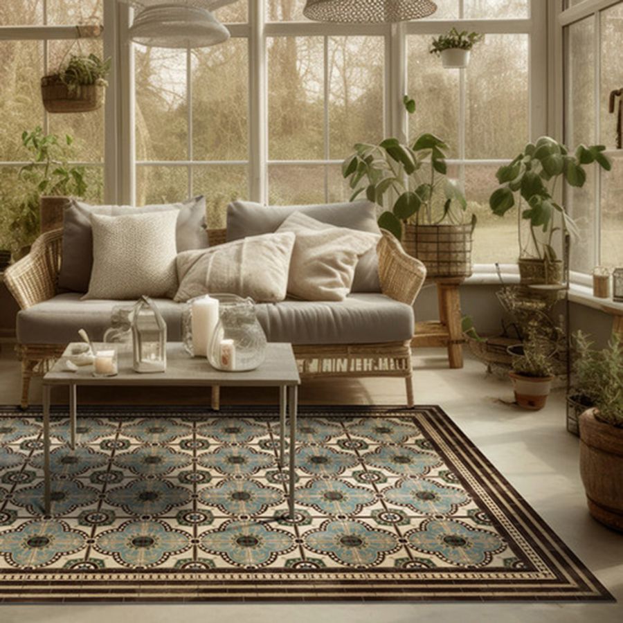 베이자플로우 PVC 러그 - 파리 140 x 220 cm