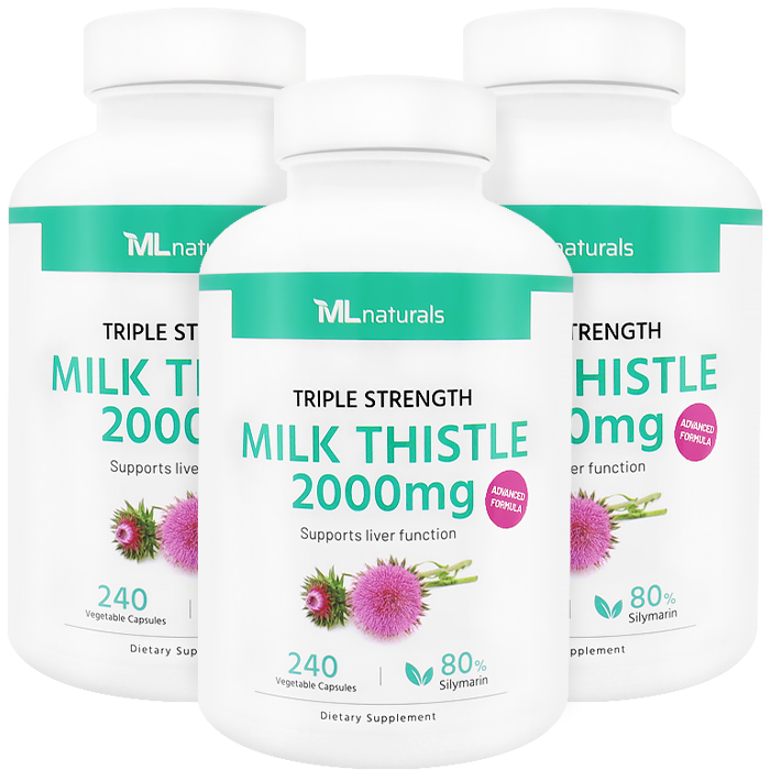마이라이프내추럴스 밀크씨슬 2000mg 알약 240캡슐, 3개 - 메인 이미지