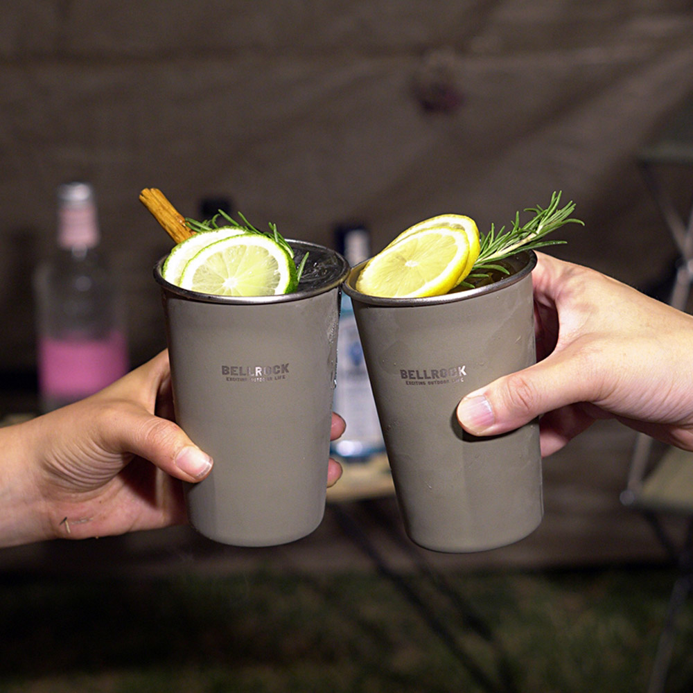 벨락 스텐 올뉴 다용도 컵 520ml 2p 캠핑 스테인리스 맥주잔