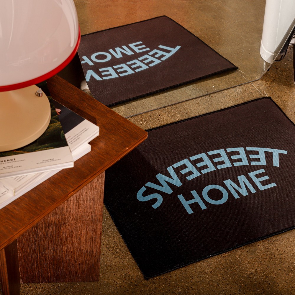 [에모프] 스윗홈 로고매트 주방 발매트 욕실 현관매트 50x70