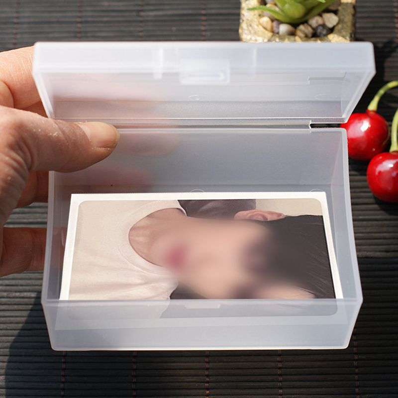 포카 보관함 포토카드 바인더 앨범 투명 케이스 최애 아이돌 미니 카드 보관 홀더 콜렉트북 - 상품 이미지