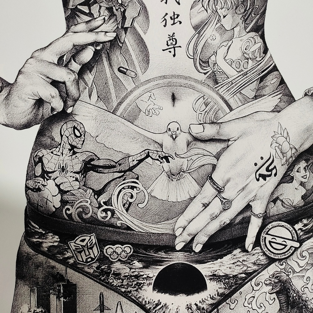 타투샵 문신샵 인테리어 소품 액자 그림 - 상세 이미지 4