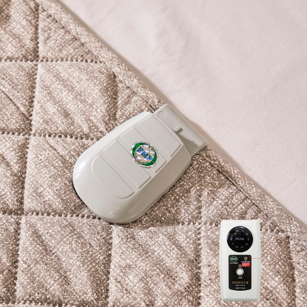 전기요 장판 탄소매트 EMF 전자파안심 쇼파 바닥 베이지 싱글