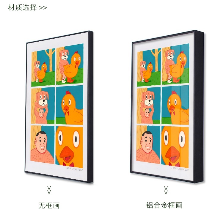 해학적인 유쾌한 그림 액자 조안 코넬라 아티스트 - 상세 이미지 4