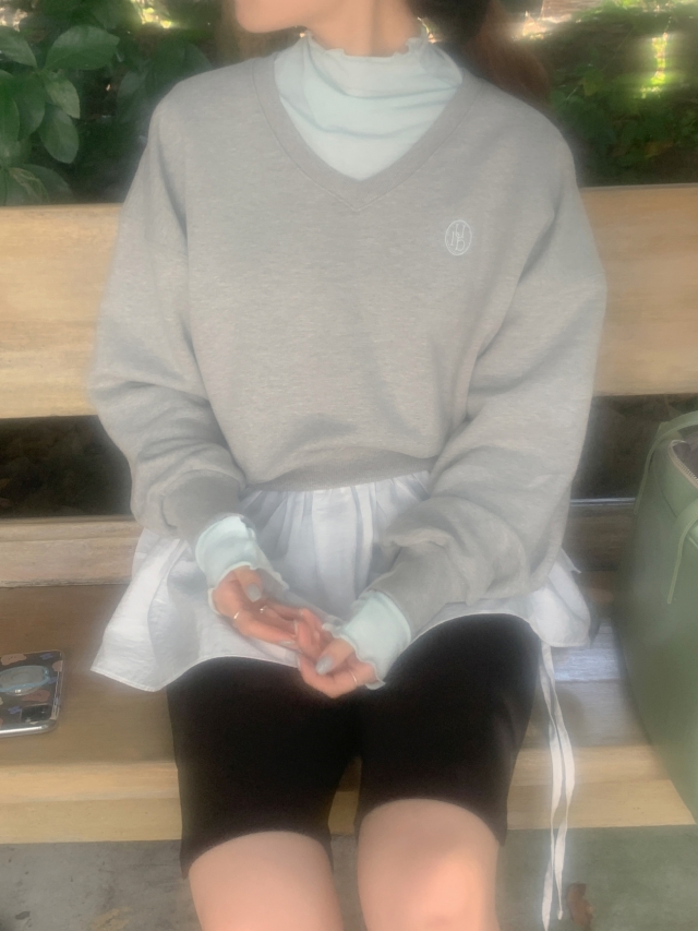💕기획특가💕 레이 미니 숏 리본 시스루 랩 레이어드 스커트 치마 /레이어드룩 상세 이미지 31