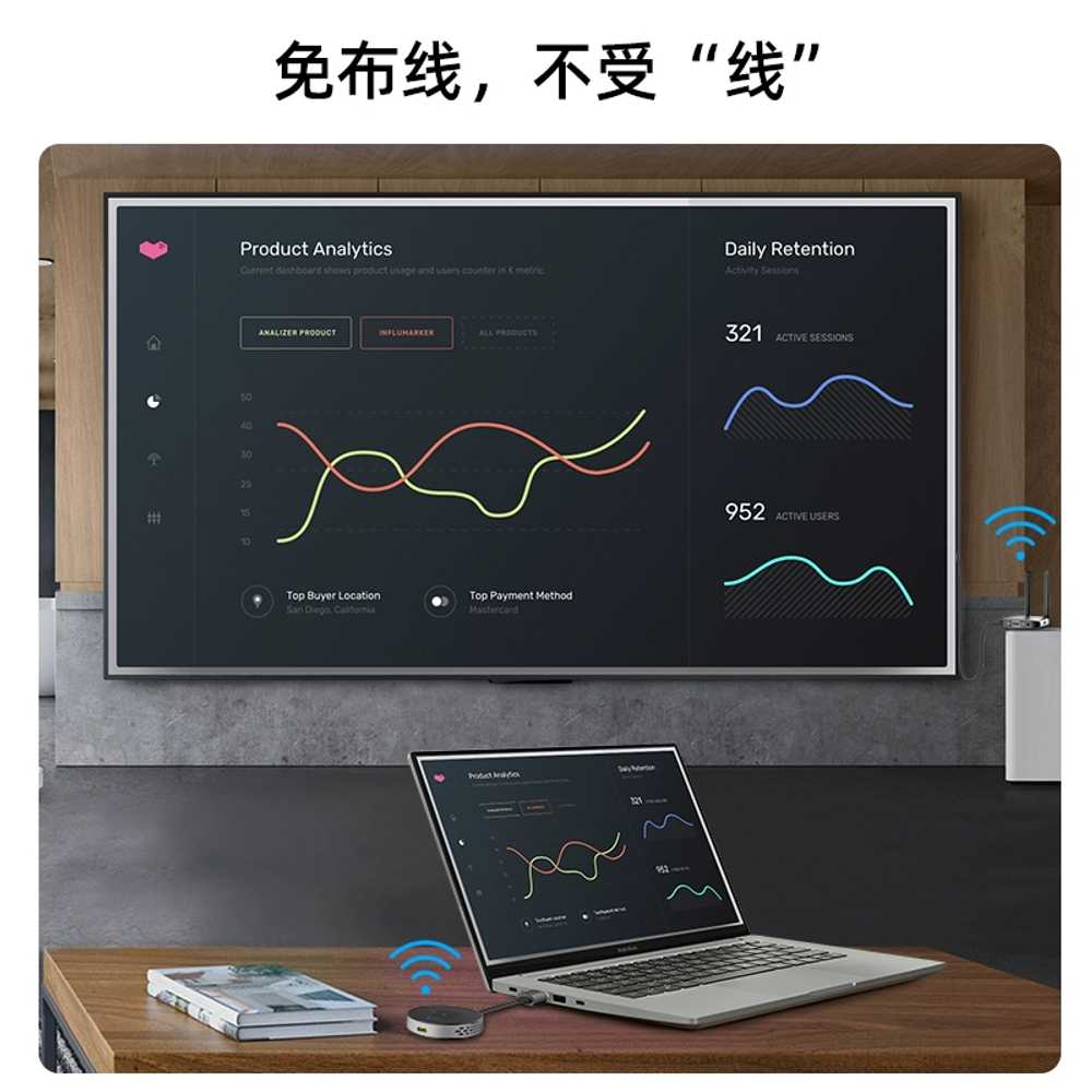 HDMI 무선 송수신기 리피터 익스텐더 영상 전송기 G6W - 상세 이미지 5