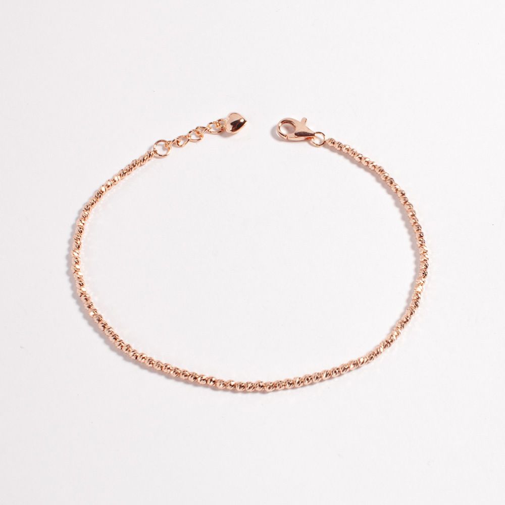 3mm 레인 볼 체인 한줄 팔찌 심플 데일리 레이어드 여자 선물 기념일 14K 18K - 상품 이미지
