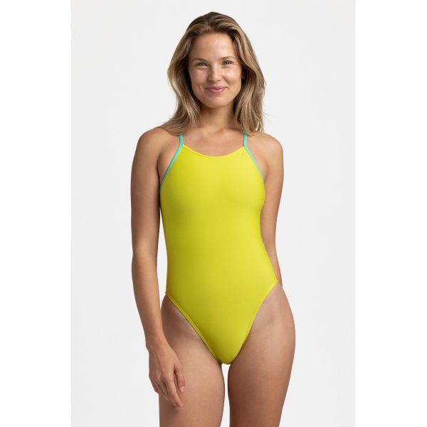 졸린 브랜든 원피스 수영복 댄드리온 Jolyn Brandon 2 Swim Onesie - Dandelion & Seafoam - 메인 이미지