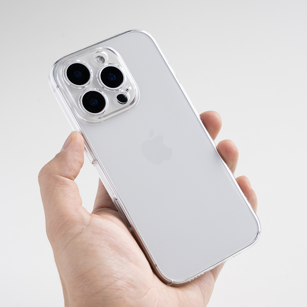 변색없는 아이폰 하드 슬림 케이스 투명, 아이폰16 프로