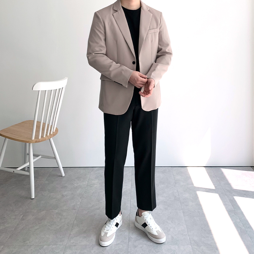 남자블레이저 정장마이 빅 사이즈 자켓 - 상세 이미지 3