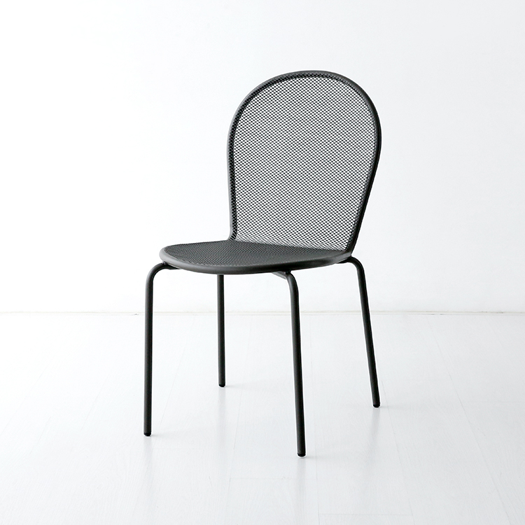BIELLA 빈티지의자 라운드 그레이 9709.6547 - 상품 이미지