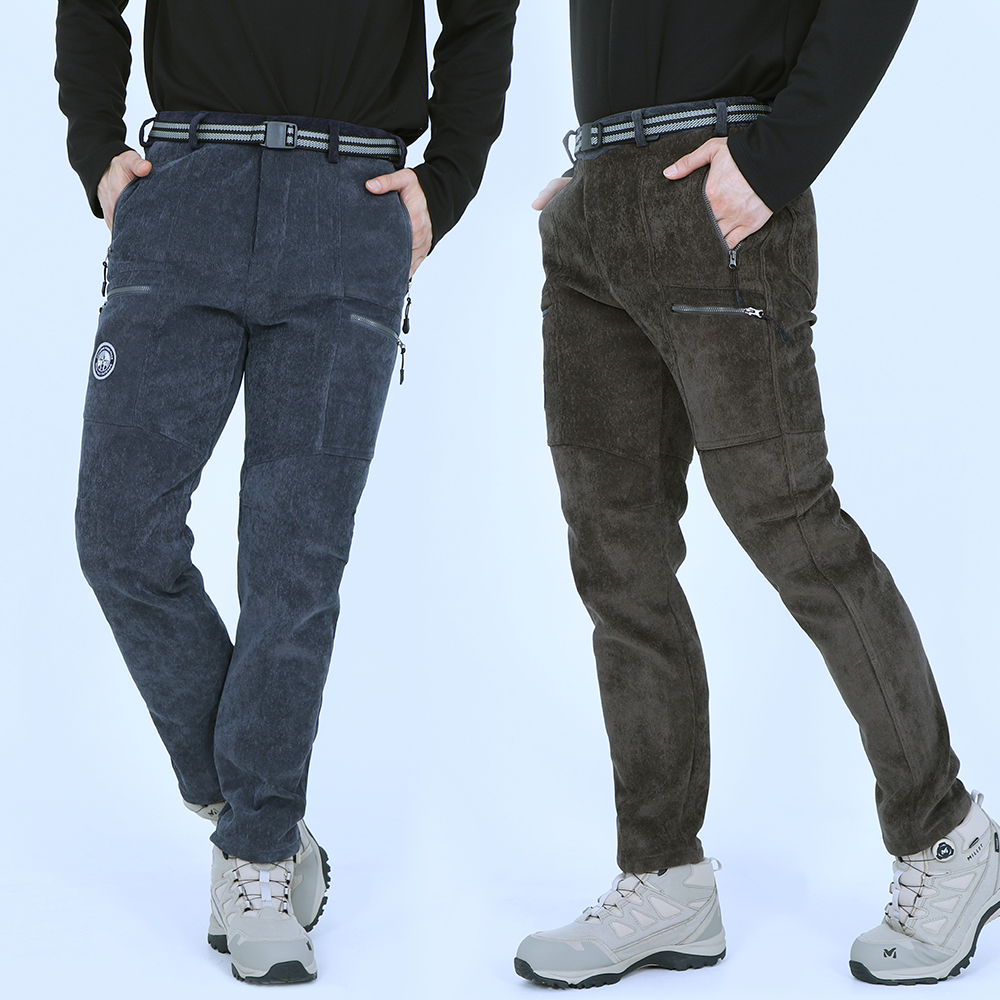 남자골덴바지 온장고 기모 바지 겨울 작업 보온 - 상품 이미지