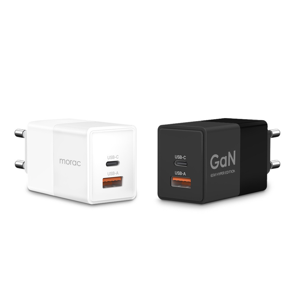 모락 하이퍼에디션 65W GaN 2포트 USB PPS PD 초고속 충전기 MR-HE-PD65 - 상세 이미지 2