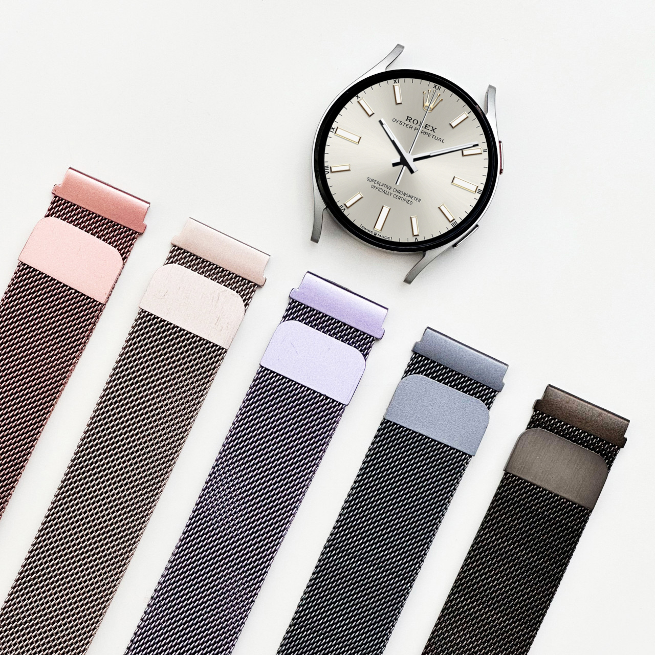 갤럭시워치7 스트랩 갤럭시 워치6 갤워치 5 4 3 2 클래식 프로 밀레니즈루프 메탈 시계줄 호환