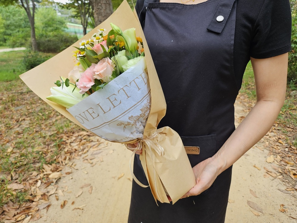 유스풀몰 크라프트 꽃다발 생화 꽃배달 싼곳 정기구독 정기배송 - 상세 이미지 2