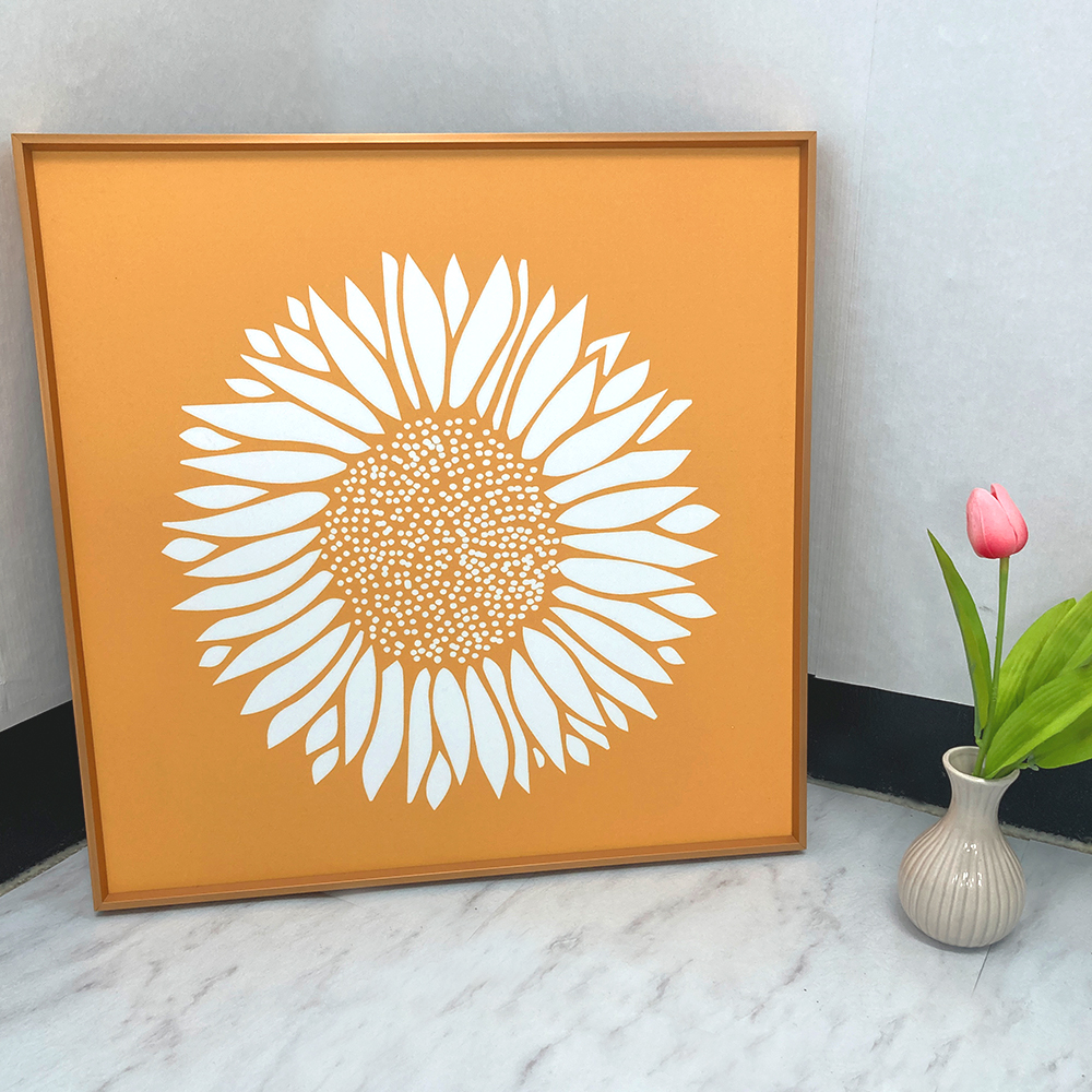 해바라기 꽃 액자 50cm 그림 풍수 돈 들어오는 개업 사진 가게 오픈 선물 - 상세 이미지 5