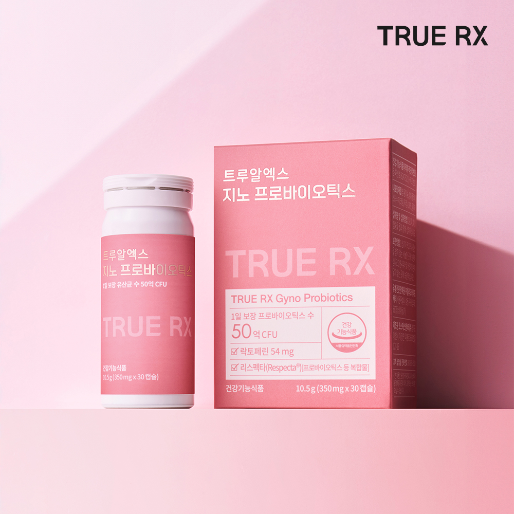 트루알엑스 질 유산균 지노 프로바이오틱스 여성 리스펙타 클리오 30캡슐, 4개 이미지 4