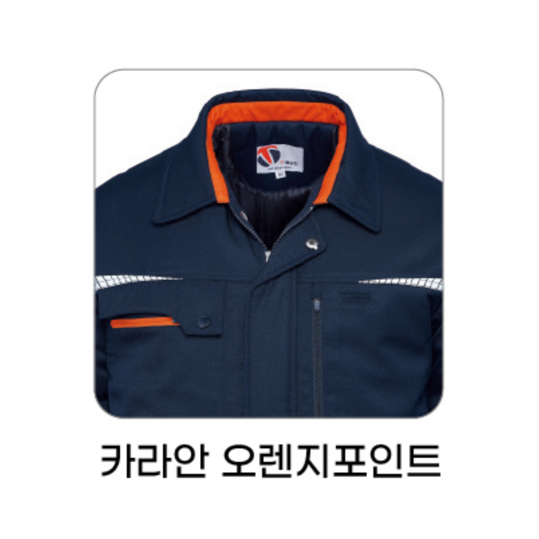 티뷰크 TB-511 작업복 패딩점퍼 추동 회사 근무복 방한복 단체 겨울 잠바 - 상세 이미지 4