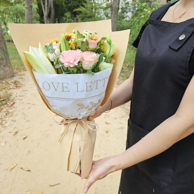 유스풀몰 크라프트 꽃다발 생화 꽃배달 싼곳 정기구독 정기배송