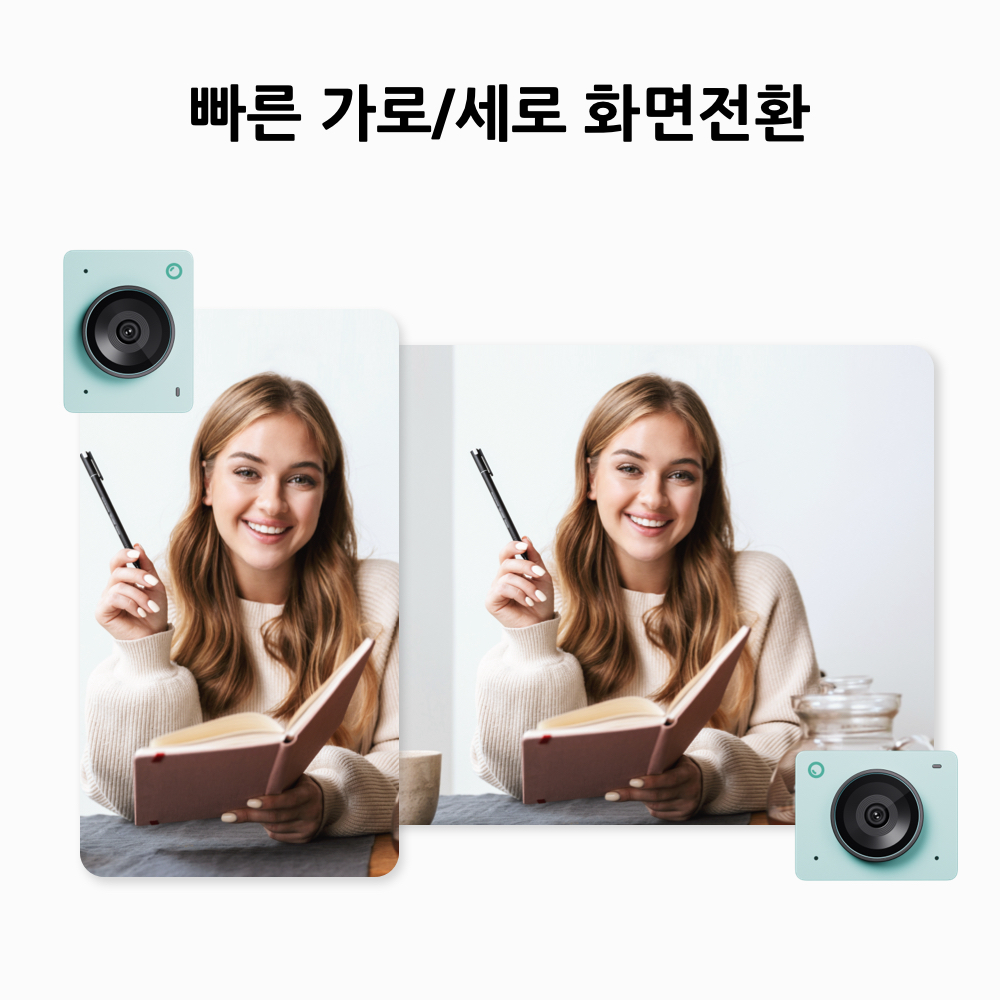 옵스봇 Meet 2 4K AI 웹캠 화이트/그레이/그린 화상카메라 - 상세 이미지 4