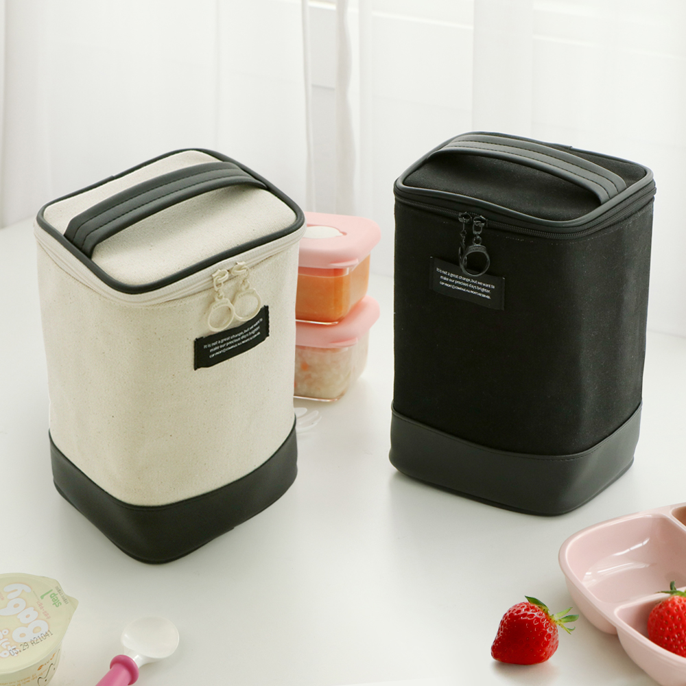 코니테일 라벨르 쿨러파우치(아기 이유식 보냉백 직장인 런치백 미니 보온보냉가방)