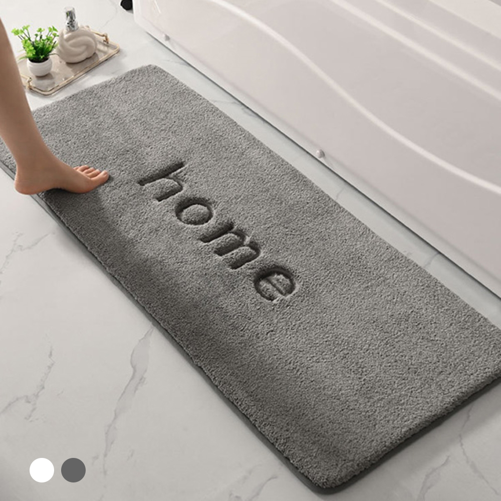 포유렐라 포유매트 HOME 극세사 발매트(40x60) 자취방 원룸 집들이선물 - 상품 이미지