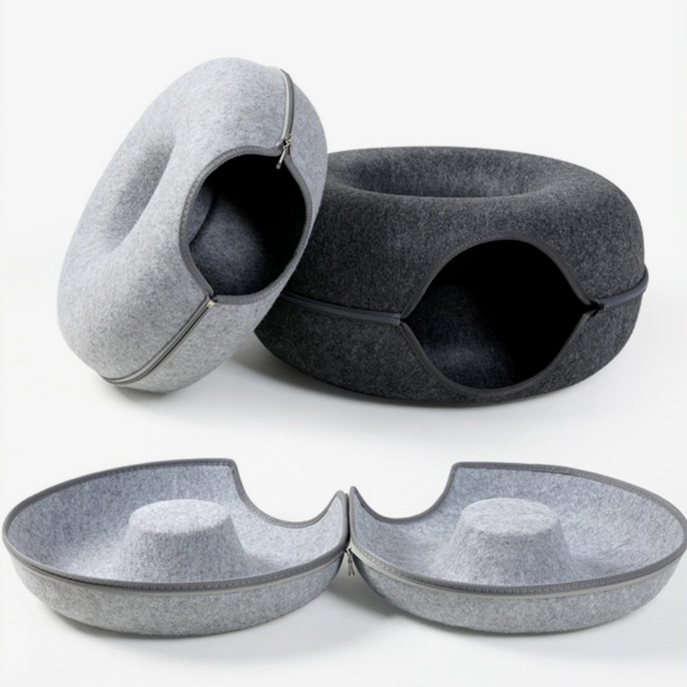 고양이 숨숨집 하우스 동굴집 애견 사계절 터널 텐트 중형