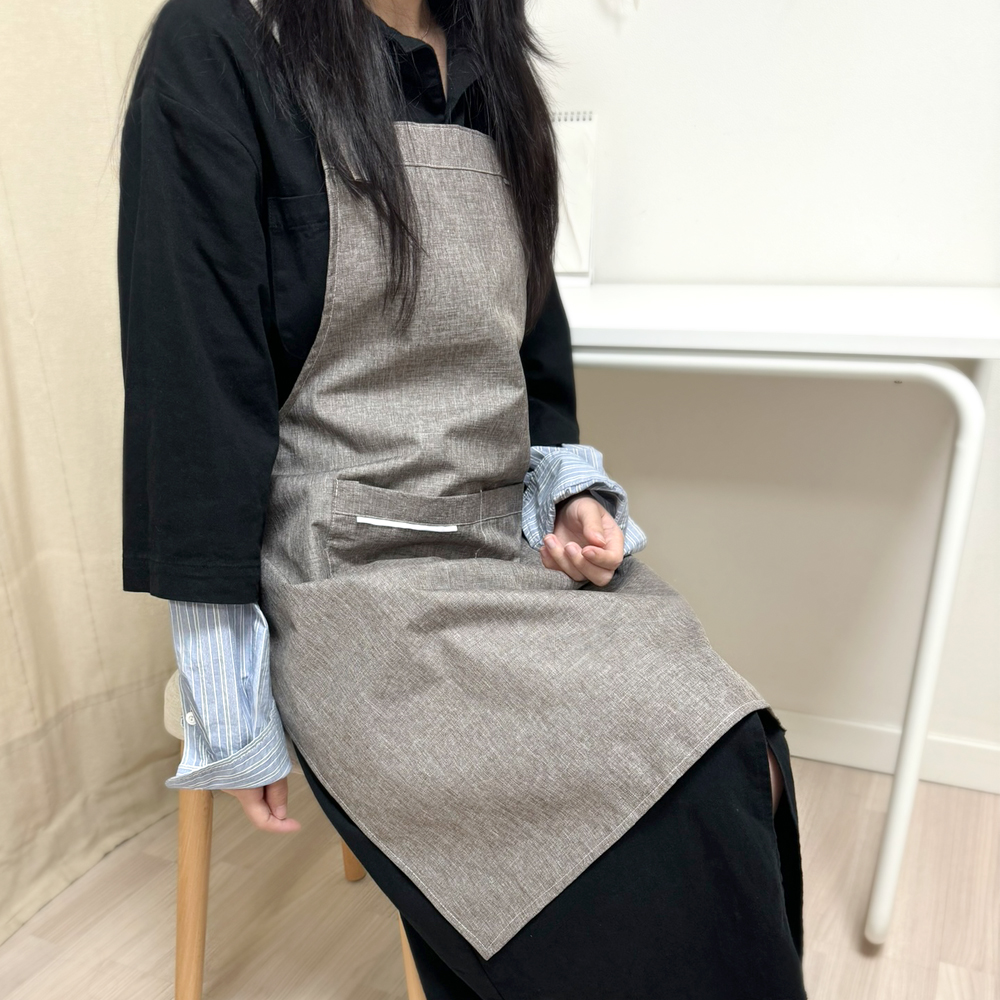 길이조절 H형 앞치마 생활방수 캠핑 애견미용 보육교사 미용사 H앞치마