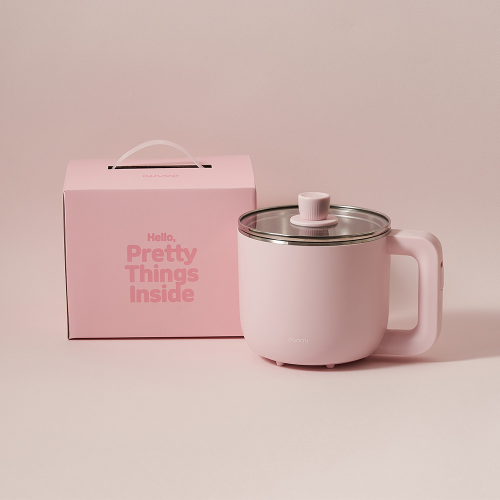 단미 라면포트 전기포트 멀티쿠커 여행용 캠핑용 샤브샤브 전골냄비 1L EK05