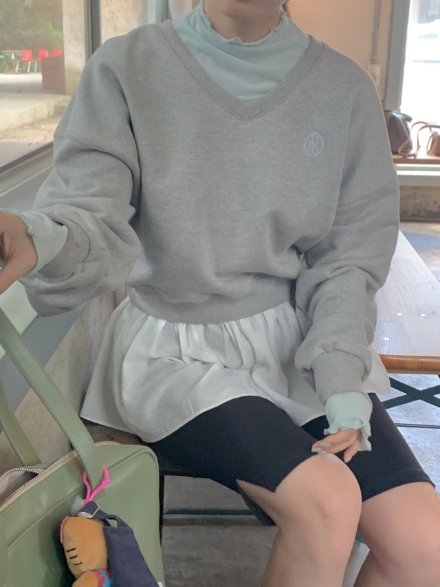 💕기획특가💕 레이 미니 숏 리본 시스루 랩 레이어드 스커트 치마 /레이어드룩 상세 이미지 10
