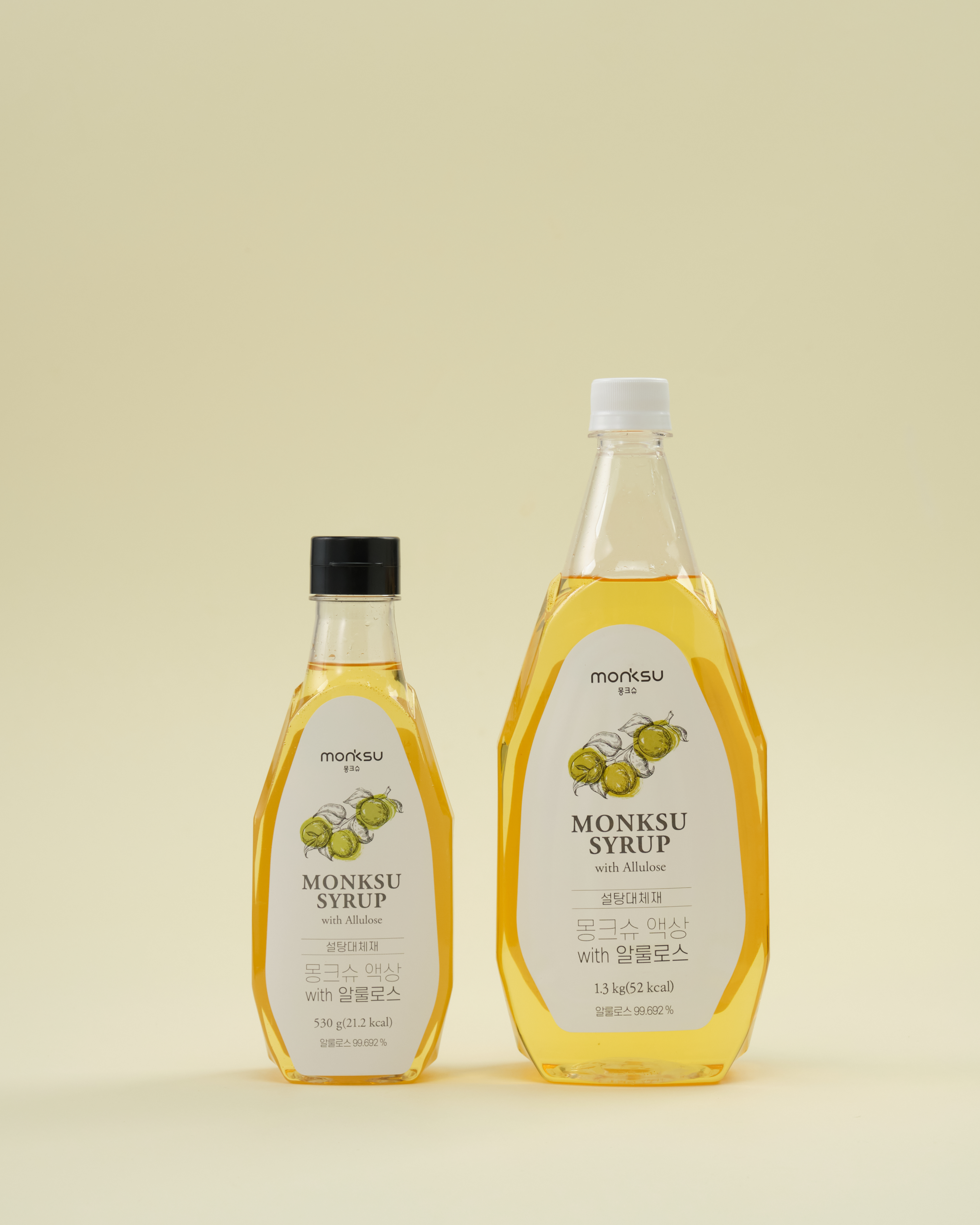 몽크슈 액상 알룰로스 설탕 대체재 스테비아 나한과/대용량 구매시 펌프제공 530g, 1개