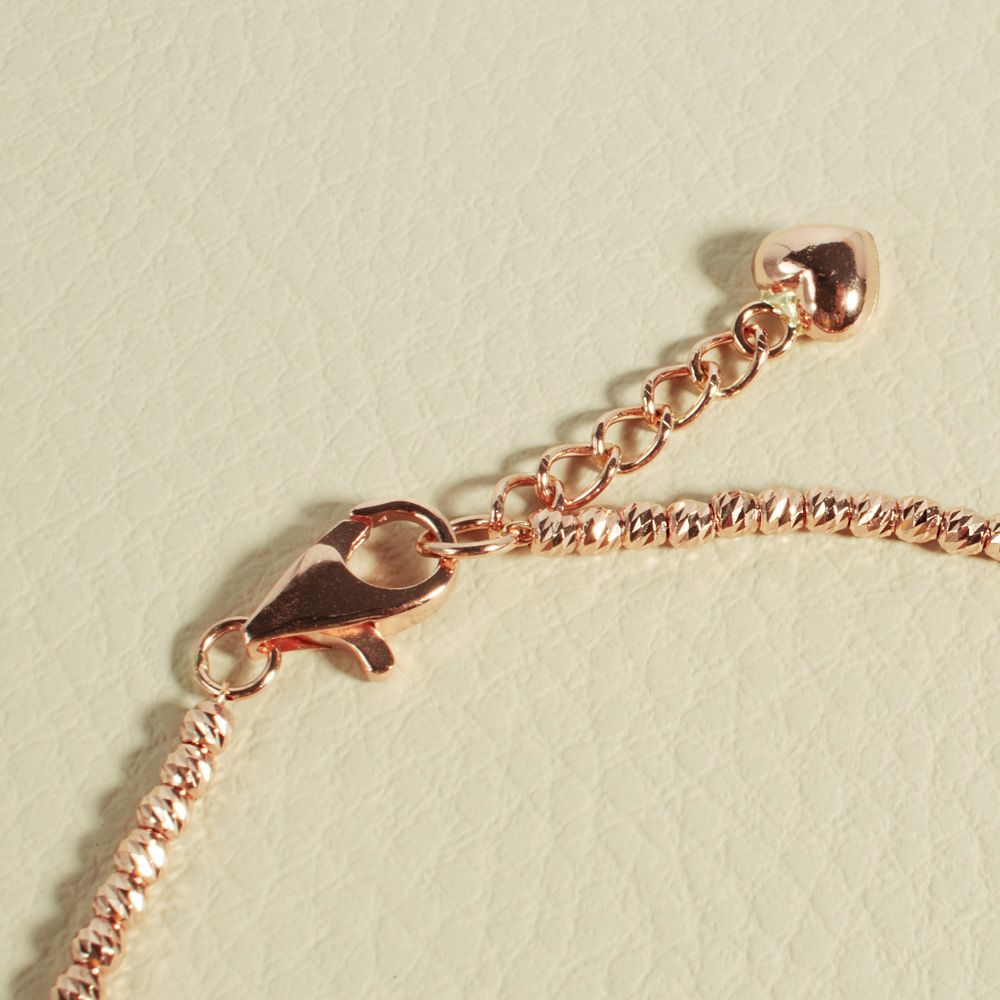 3mm 레인 볼 체인 한줄 팔찌 심플 데일리 레이어드 여자 선물 기념일 14K 18K - 상세 이미지 5