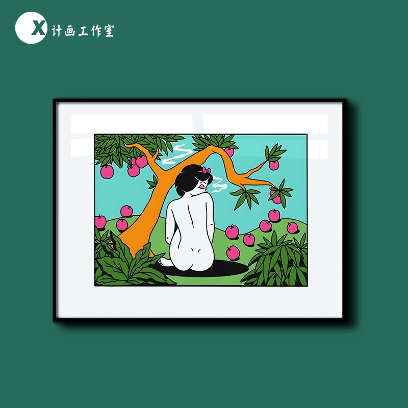 특이한 카페 라운지 펍 화려한 인테리어 액자 - 상세 이미지 2