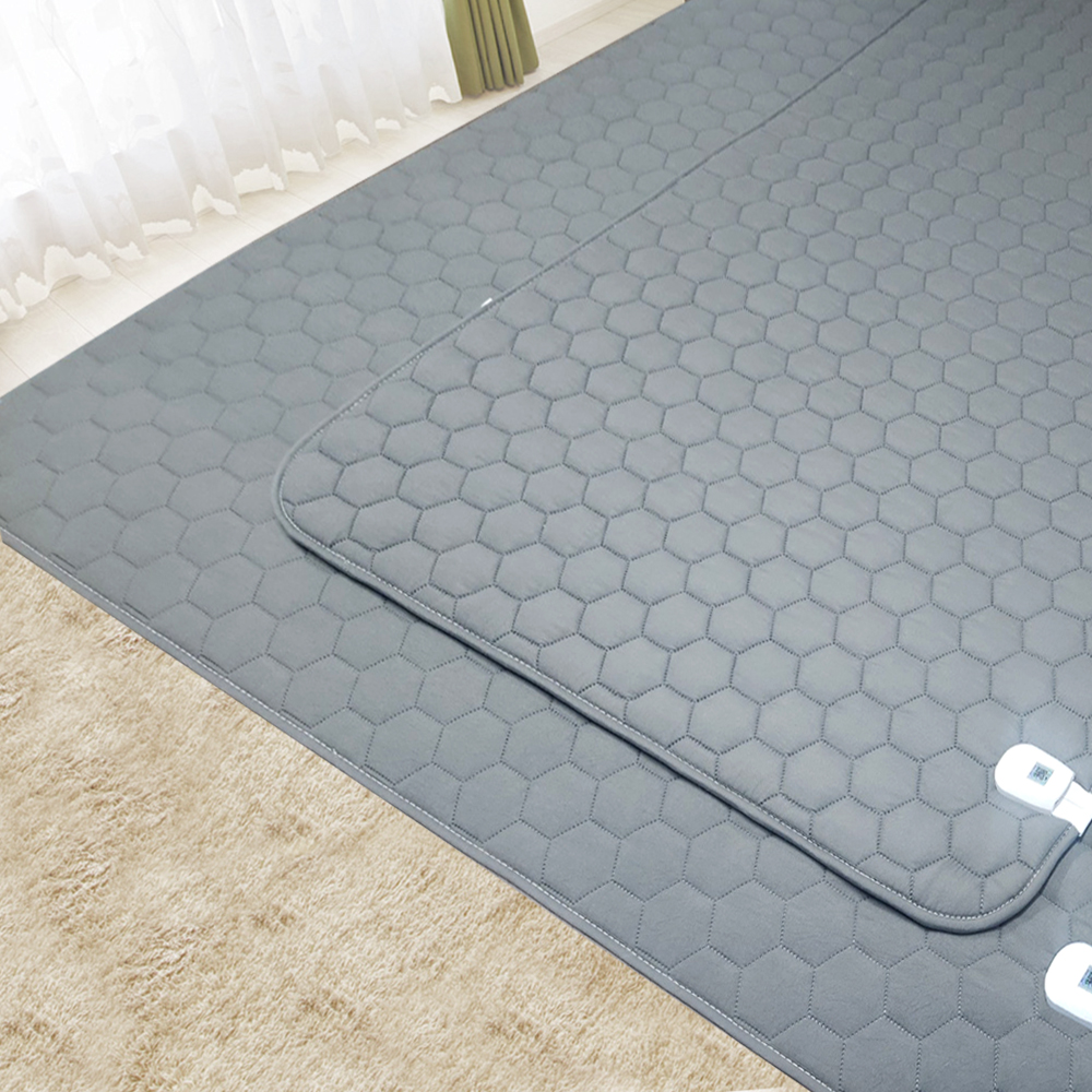 3H 한일온열기 탄소매트 전기매트 온열매트 전자파없는 전기장판 캠핑 침대 1인용 싱글 써클