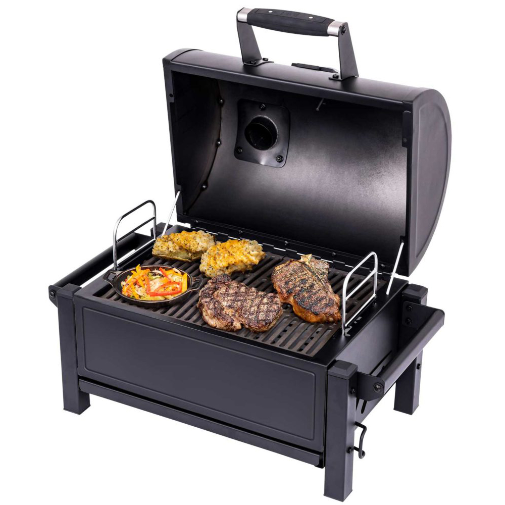 오클라호마조 램블러 훈제 바베큐그릴 캠핑 숯불 휴대형