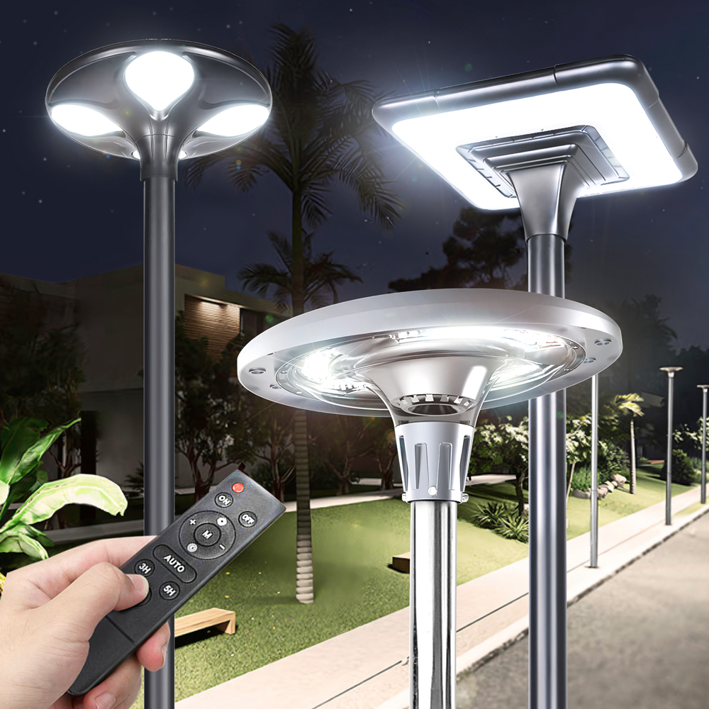 태양광 가로등 태양열 조명 정원등 LED 볼라드등 원형 UFO 800W - 상세 이미지 2