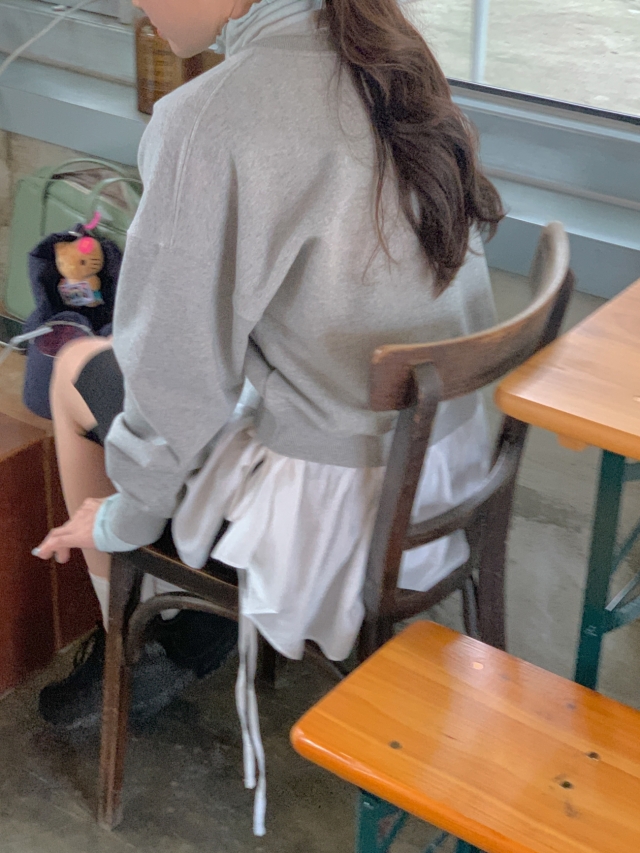 💕기획특가💕 레이 미니 숏 리본 시스루 랩 레이어드 스커트 치마 /레이어드룩 상세 이미지 17