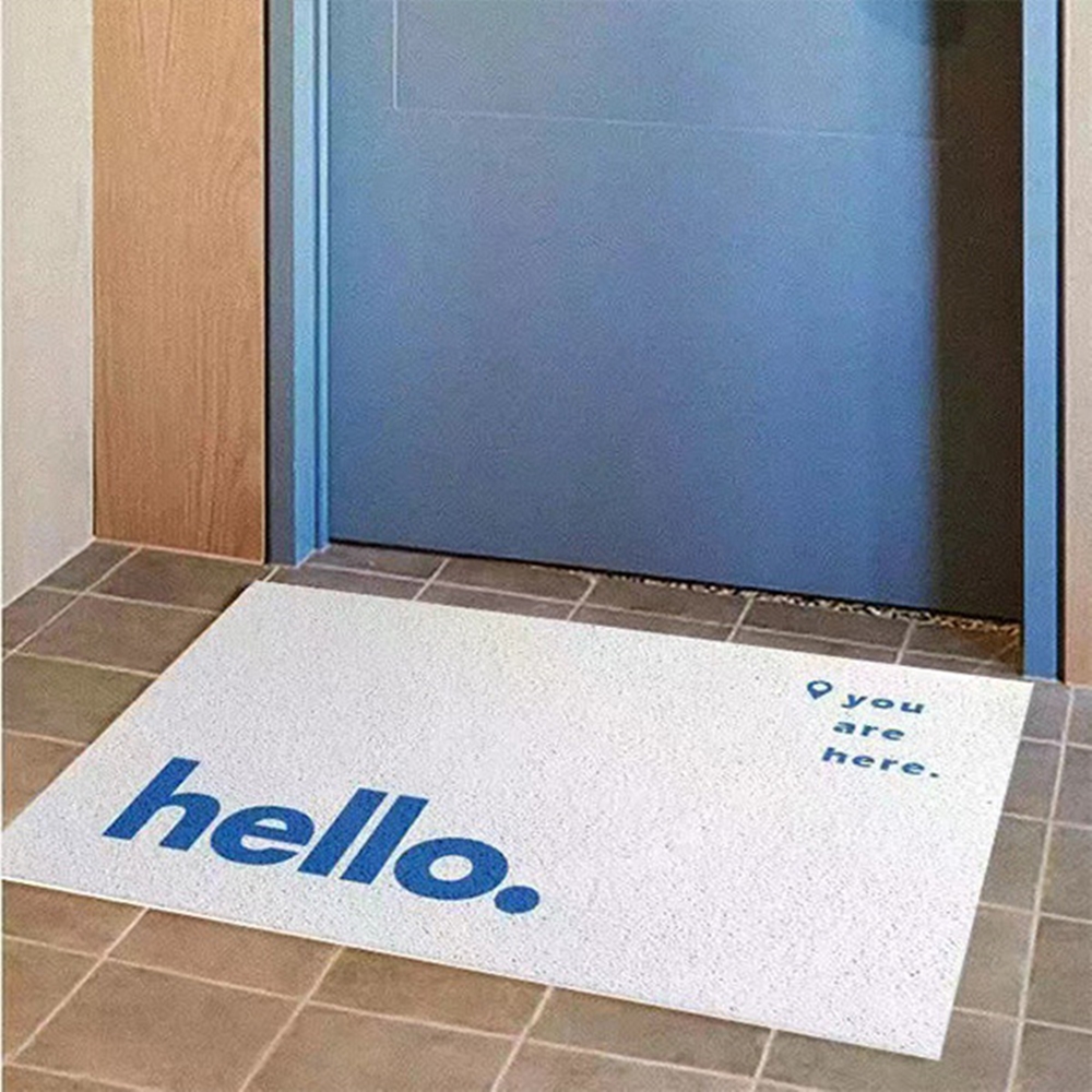포유렐라 포유매트 HELLO 스마일 발매트(50x80) 자취방 원룸 집들이선물 - 상세 이미지 5