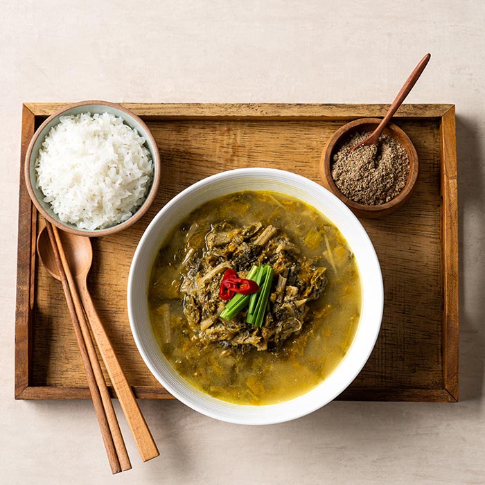 들깨 시래기 된장국 밀키트 캠핑 요리 찌개 무청시래기 800g - 메인 이미지