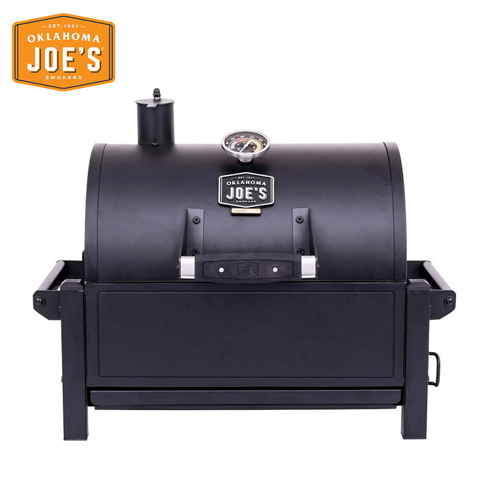 오클라호마조 램블러 훈제 바베큐그릴 캠핑 숯불 휴대형