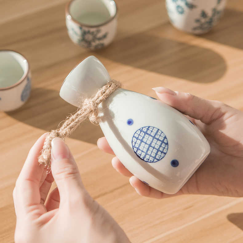 도자기 사케병 세트 소주잔 일본 도쿠리 사케잔 술잔 이미지 6