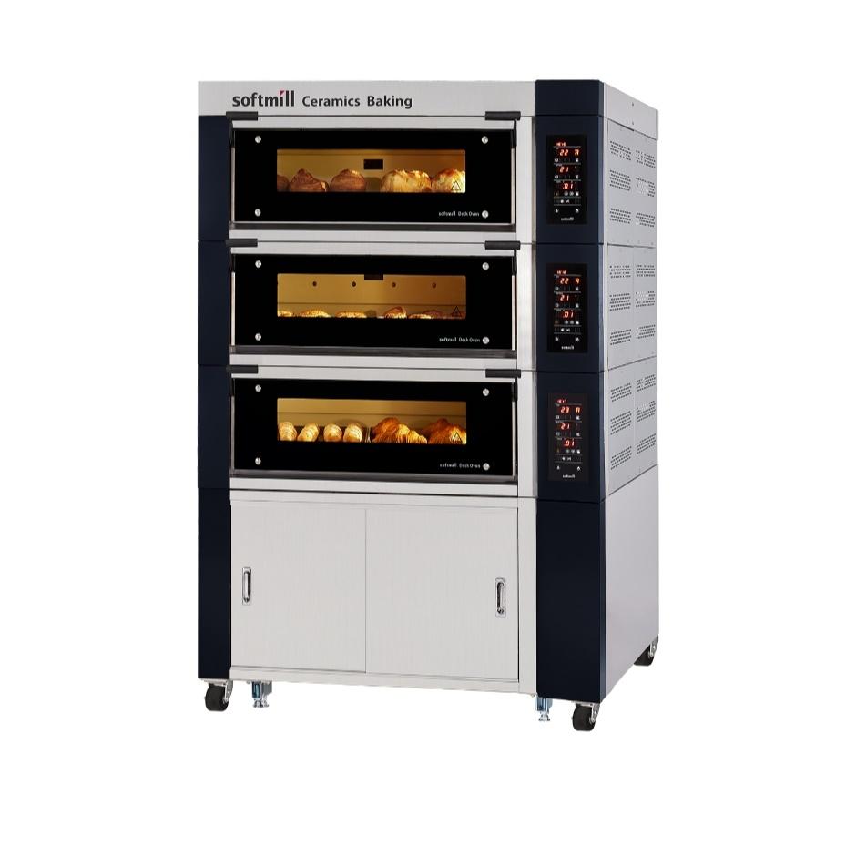 미들세라믹오븐 2매3단 베이킹오븐 업소용제빵용오븐기