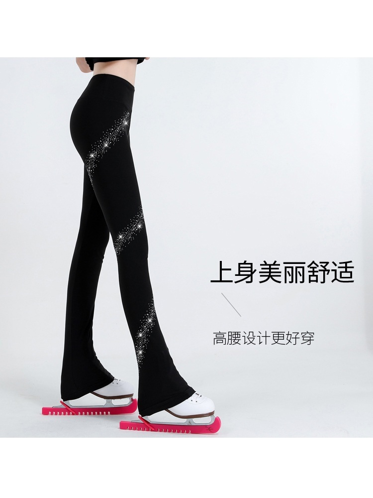 어린이 피겨 스케이팅 하의 트레이닝 바지 훈련복 - 상세 이미지 5